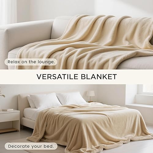 Miniatura 56 de gogobunny Manta de cama impermeable, manta reversible de forro polar Sherpa para perro, cachorro y gato, funda para muebles que protege la cama, Gris