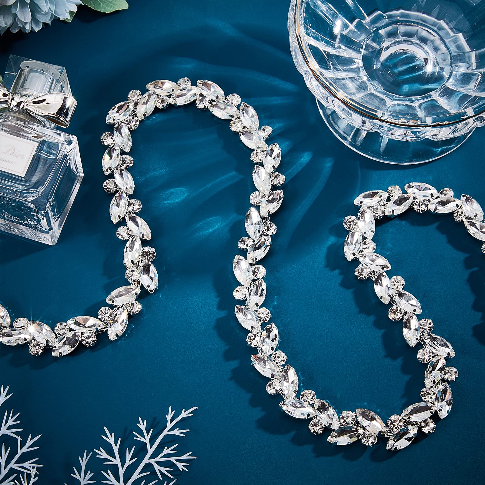 Arricraft Strass-Kette, Bunte Gliederkette, Kristal Produktbild-Vorschau 8
