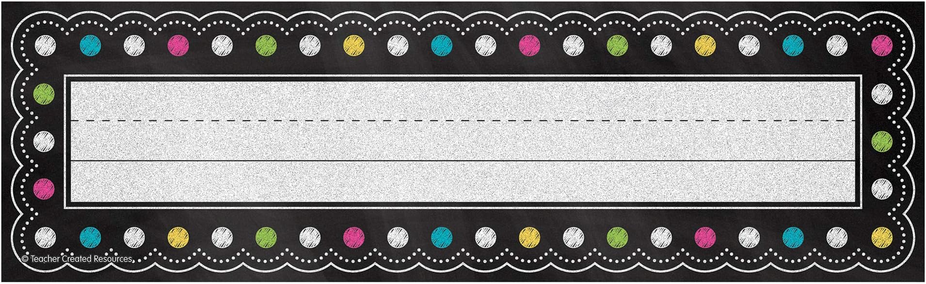 Chalkboard Brights Name Plates (5624)