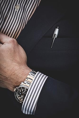 Miniatura 5 de Cross Classic Century - Juego de bolígrafo recargable y lápiz portaminas de 0.7 mm, incluye caja de regalo de calidad prémium, microrranurado, gris