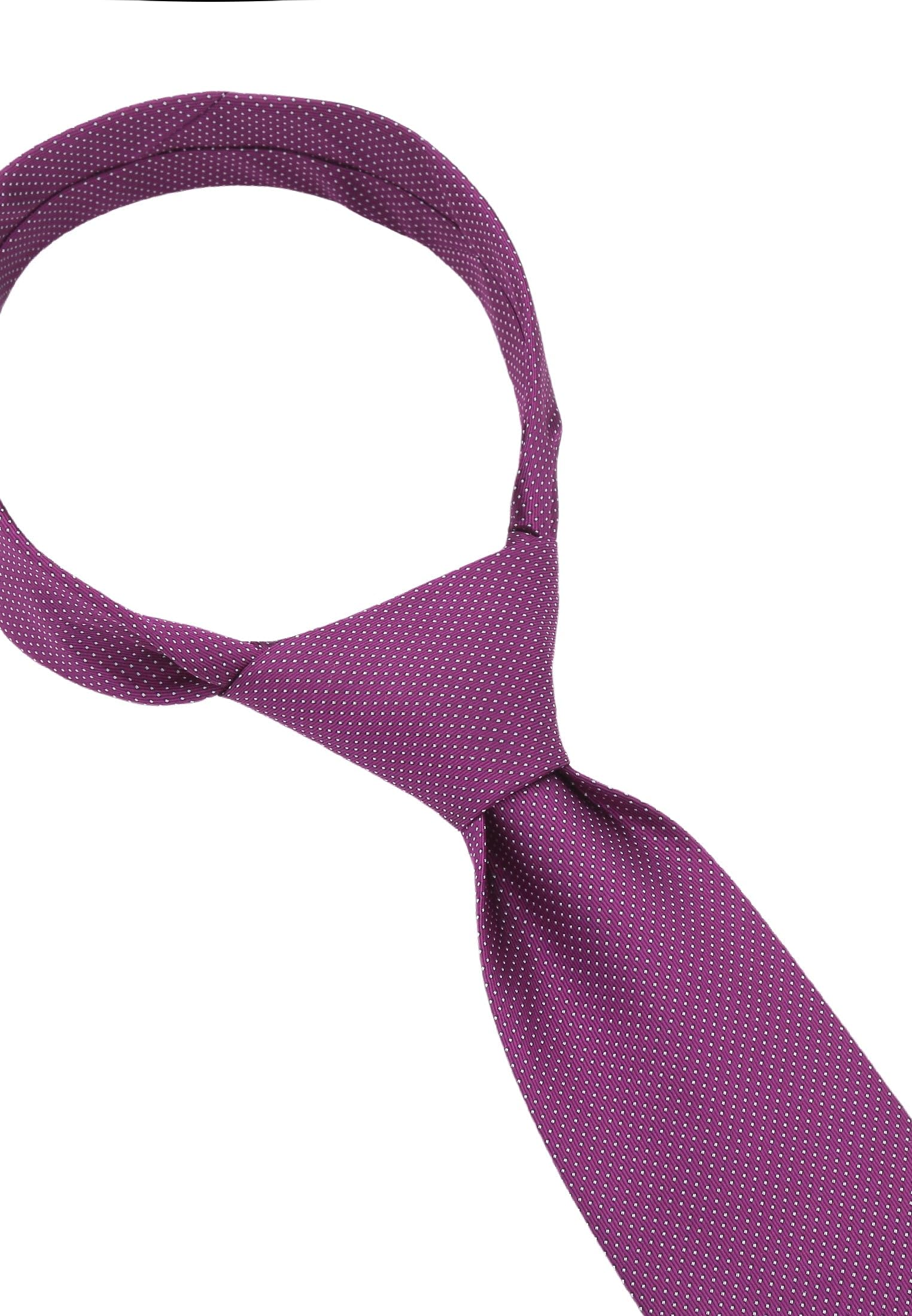 Basic Picoté Krawatte - 7 cm - Beere