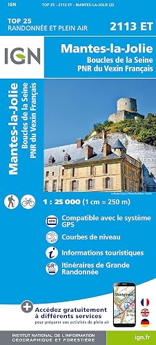 2113ET Mantes la jolie, boucles de la seine, pnr du vexin / recto