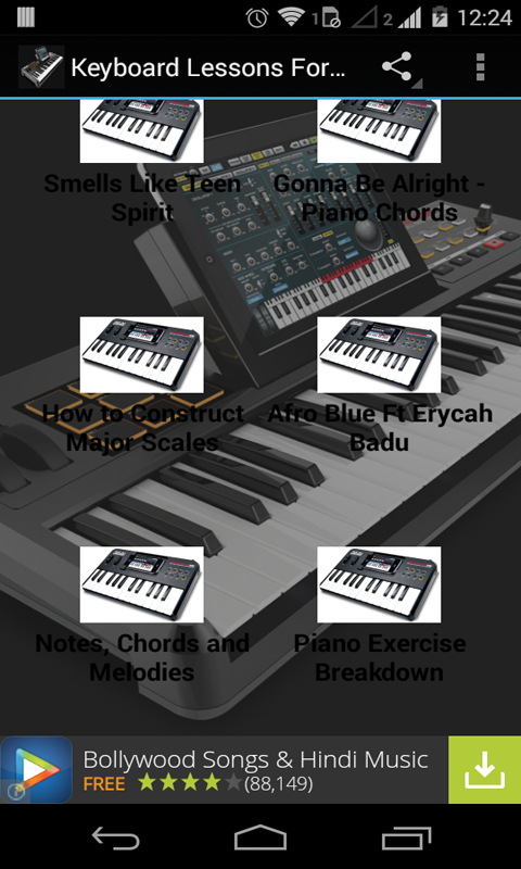 Keyboard Beginner Lessons Keyboard Lessons For Beginners:Amazon.co.uk:Appstore for Android
