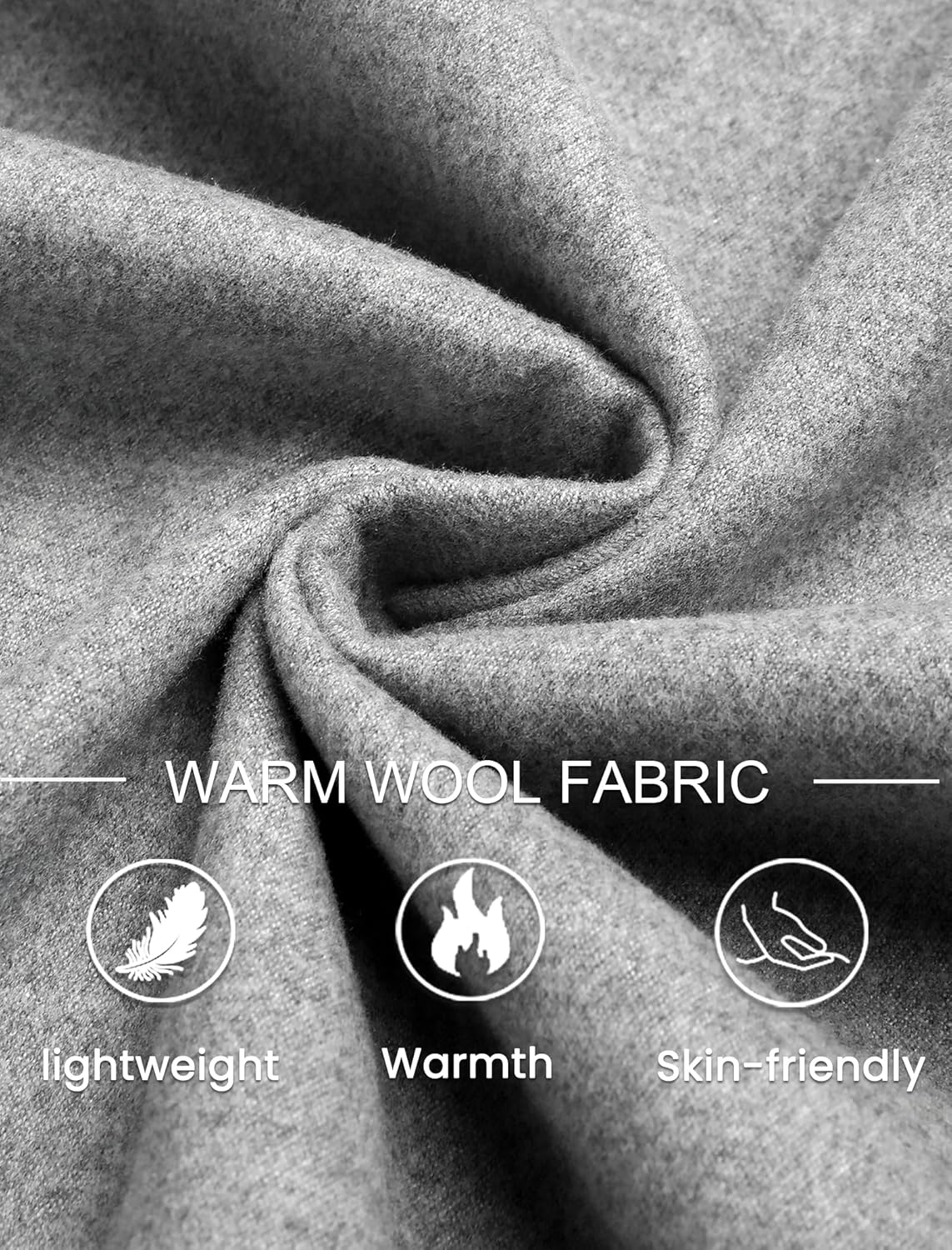 COOFANDY Men's Flannel Jacket Fleece Shacket Plaid Shirt Jackets Warm Thick Long Sleeve Button Down Fall Outwear - Image 3