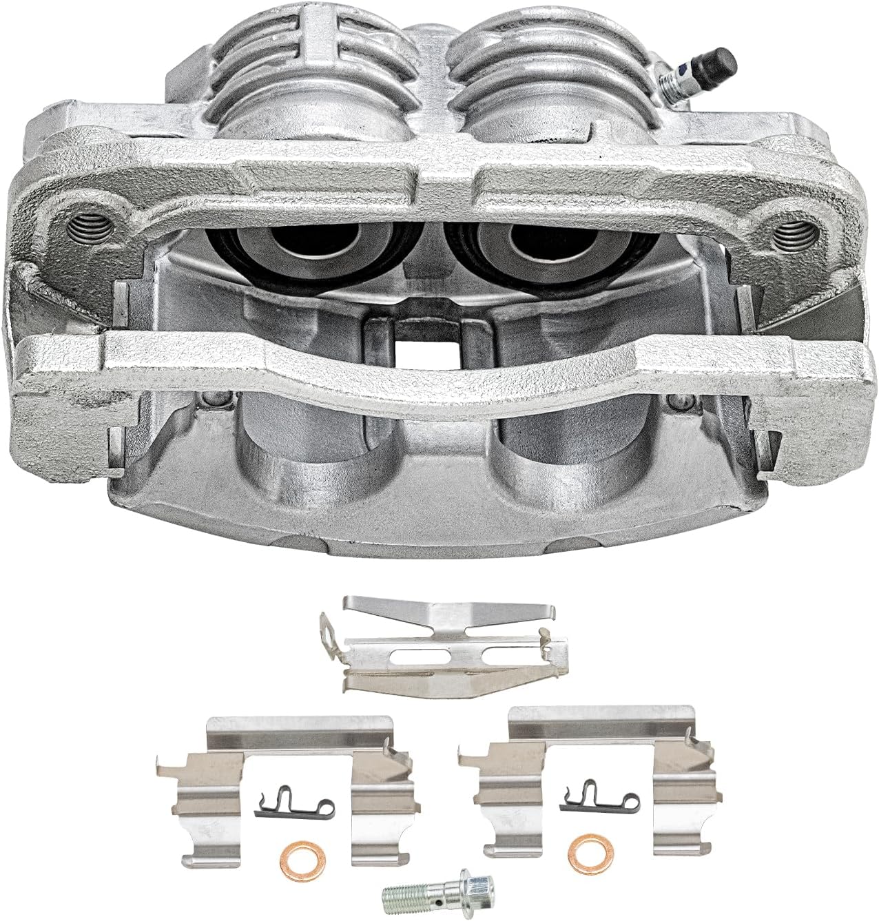 Detroit Axle - Front Right Brake Caliper for Chevy Trailblazer SSR GMC Envoy Buick Rainier Isuzu Ascender Olds Bravada Saab 9-7X Passenger Side Disc Brake Caliper w/ Bracket Replacement