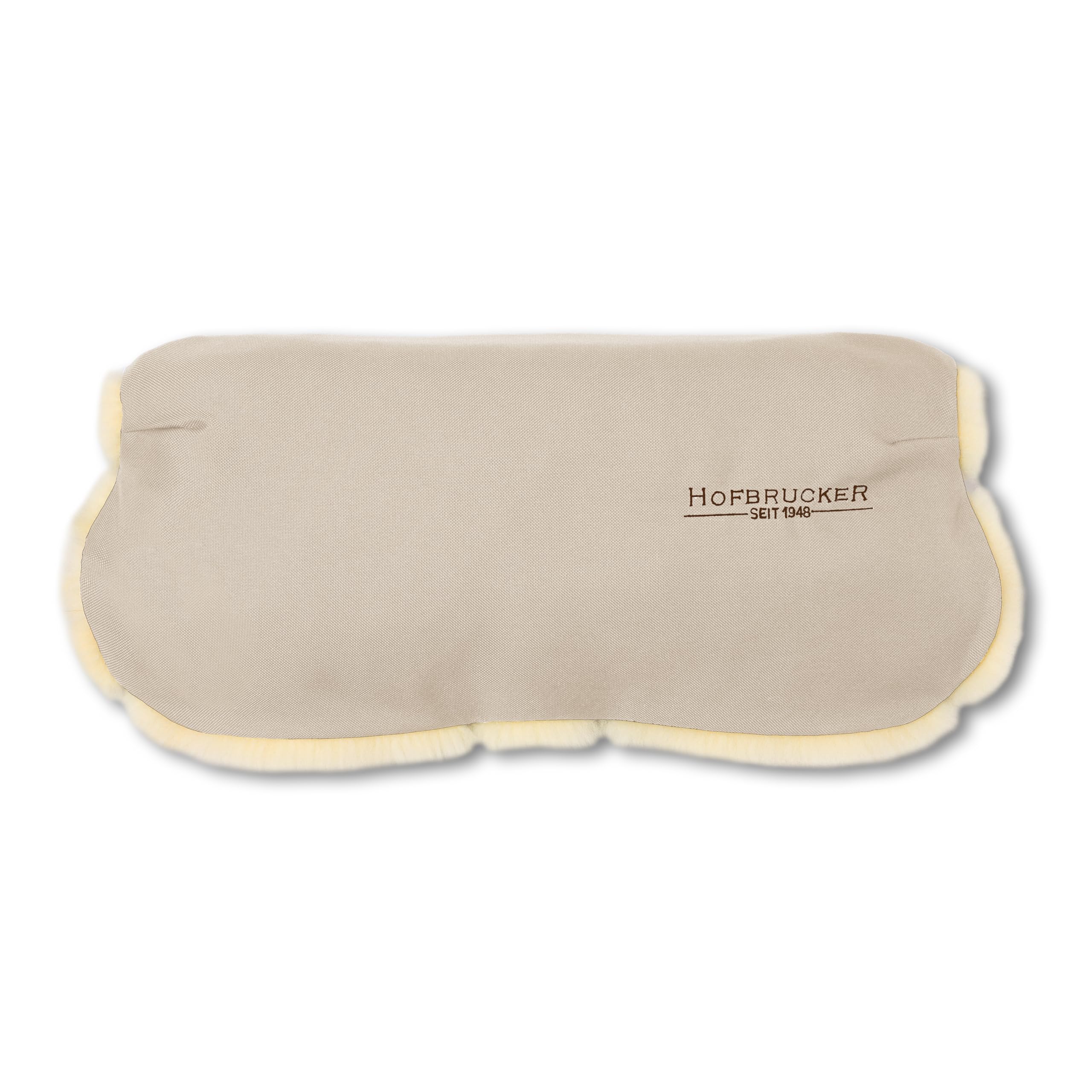 Hofbrucker seit 1948 Manoplas para el carrito (piel de cordero) Beige Única