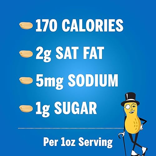 Miniatura 3 de Planters Cacahuetes tostados secos sin sal, 16 onzas (paquete de 4)