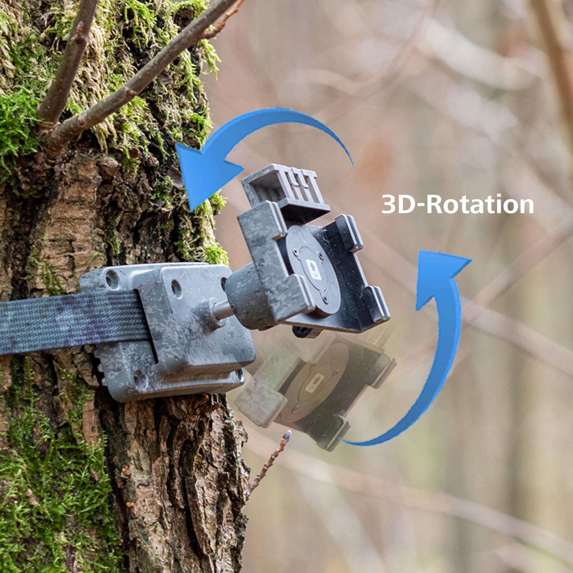 Zeiss Vari-Halterung – kompatibel mit Secacam 1 & 3 Wildkamera, abschließbare Kamerahalterung mit Kugelkopf für optimale Ausrichtung, Schutz vor Diebstahl