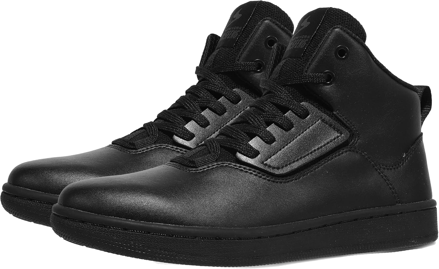 Soulsfeng Unisex Basketball Shoes Leather High Top Sneakers Comfortable Walking Skate Shoes