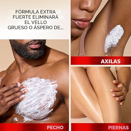 Miniatura 3 de SoftSheen-Carson Magic - Crema de afeitado sin maquinilla, crema de depilación para el cabello corporal, fuerza extra, funciona en 4 minutos, 6 onzas