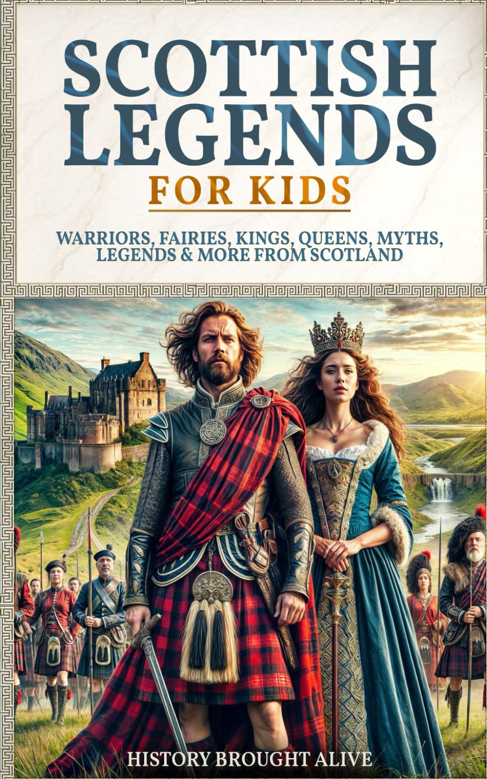 Scottish Legends For Kids: Warriors, Fairies, Kings, Queens, Myths, Legends & Mo