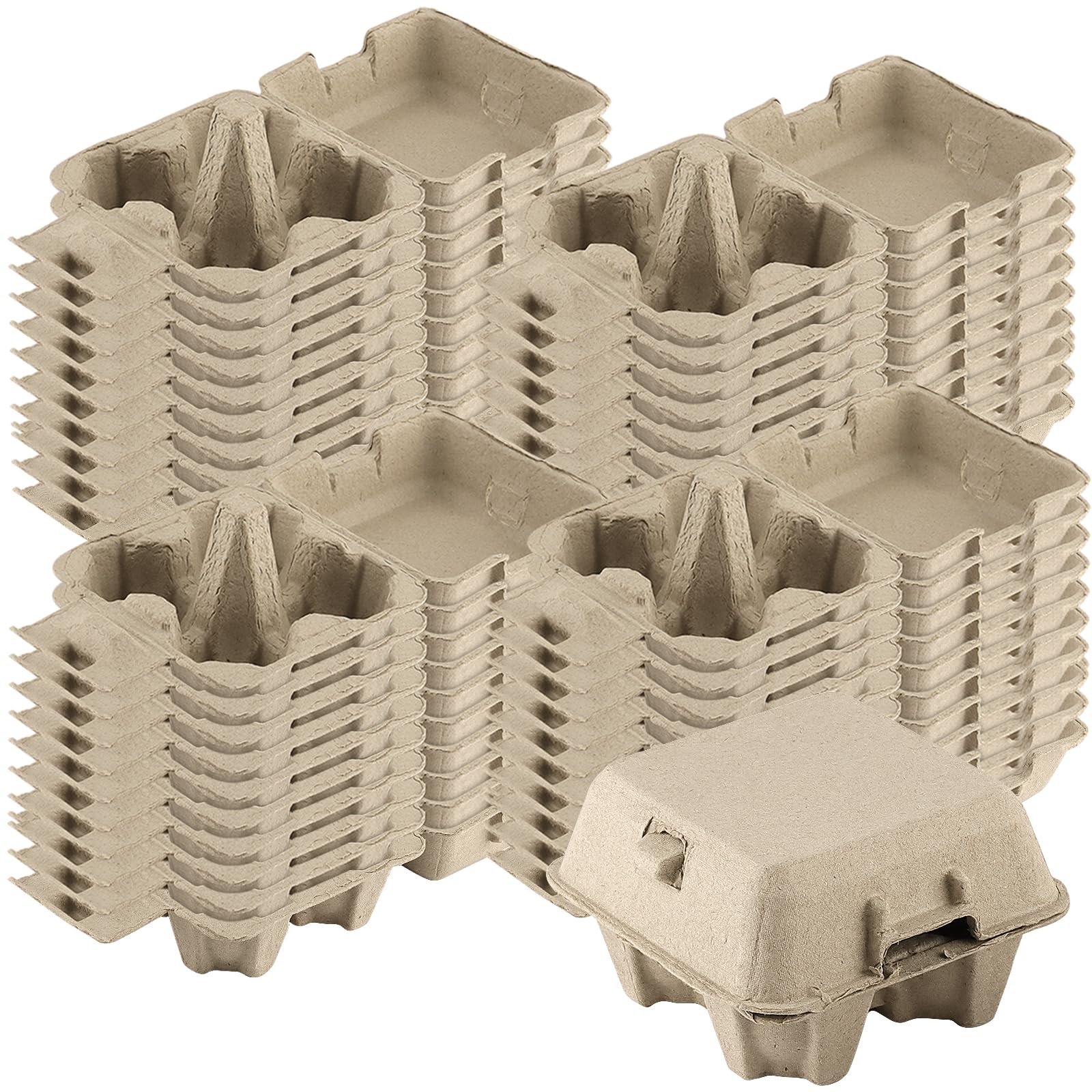 40 Stück Eierkarton 4er Pappe, Eierpappen Eierschachtel Pappe Eierbehälter Eierbox Eierbehälter Eierkartons für Hühnereier, Ostereier zum Basteln