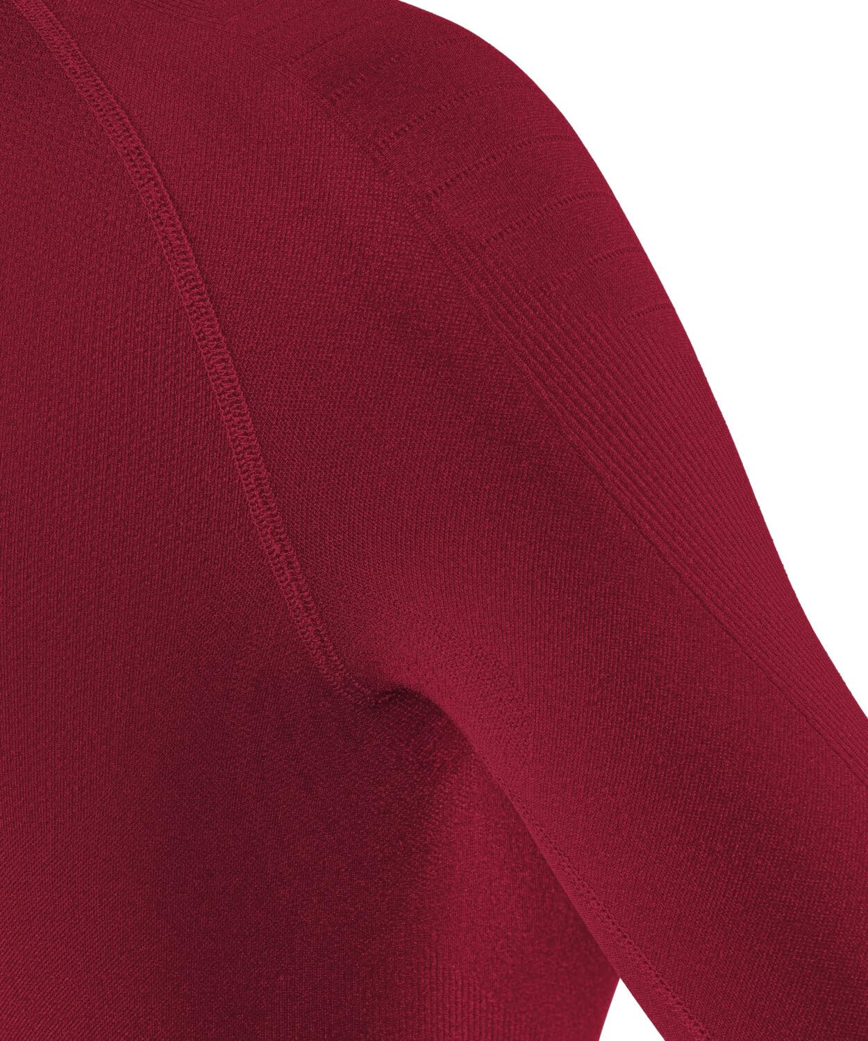 FALKE mujer Maximum Warm High Zip Neck camiseta técnica deportiva manga larga para climas fríos a muy fríos secado rápido transpirable sostenible hilo funcional 1 pieza