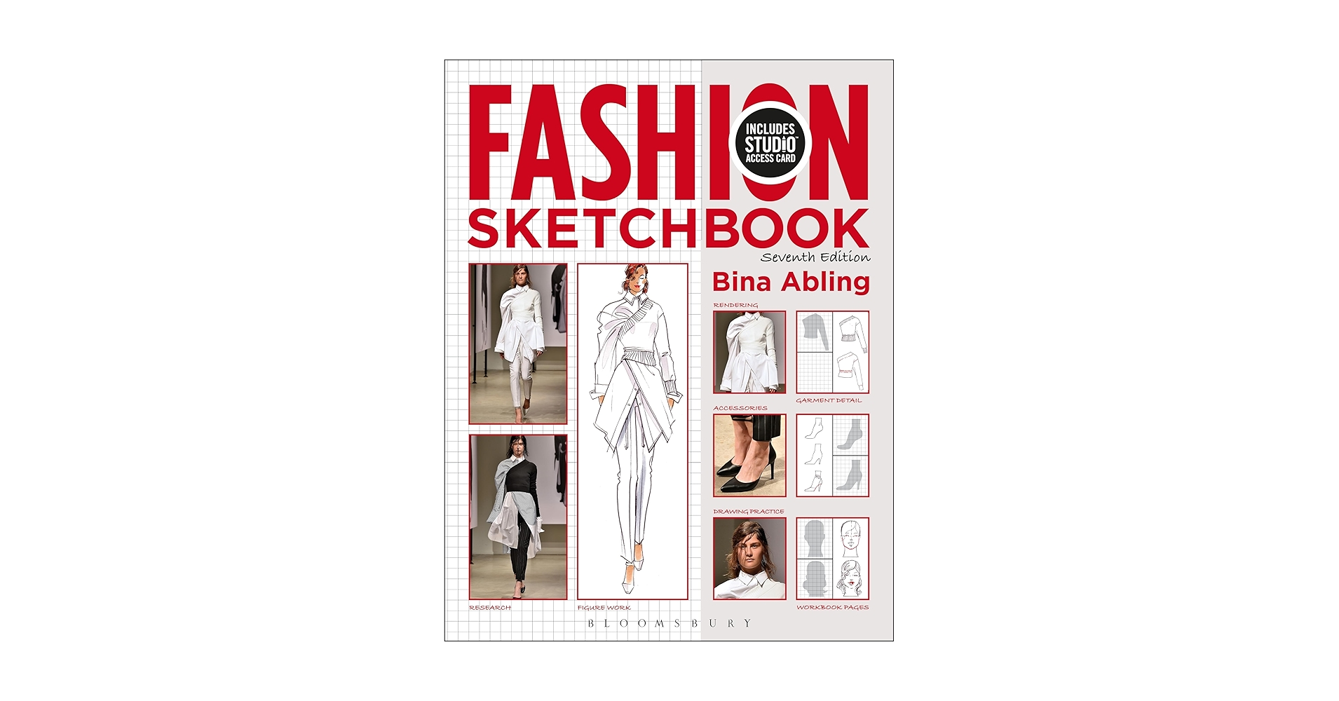 洋書 Another Fashion Book Fashion Sketchbook: Bundle Book + Studio Access Card: Abling