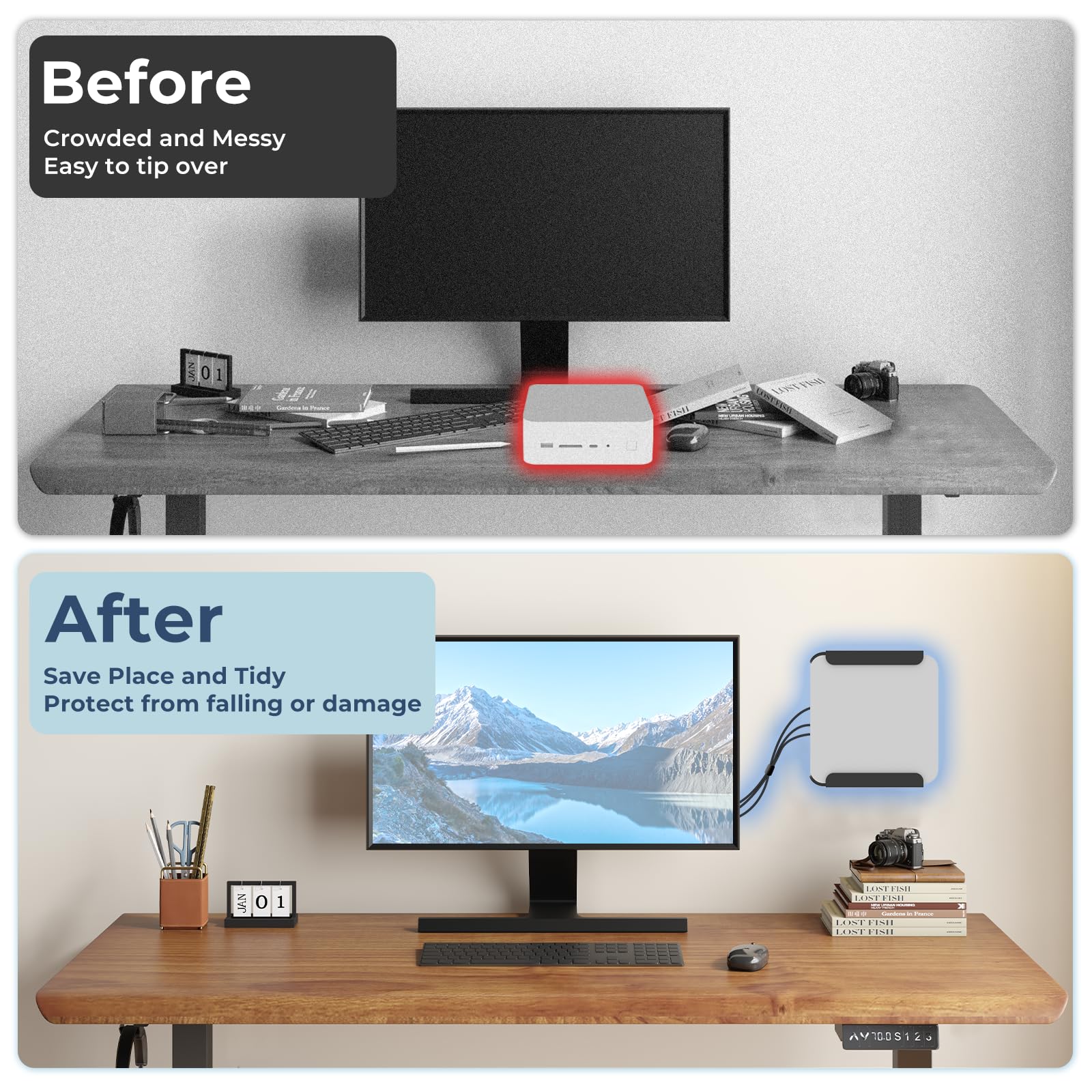 Amazon.com: Maozhren Mini PC Vesa Mount Compatible with Beelink