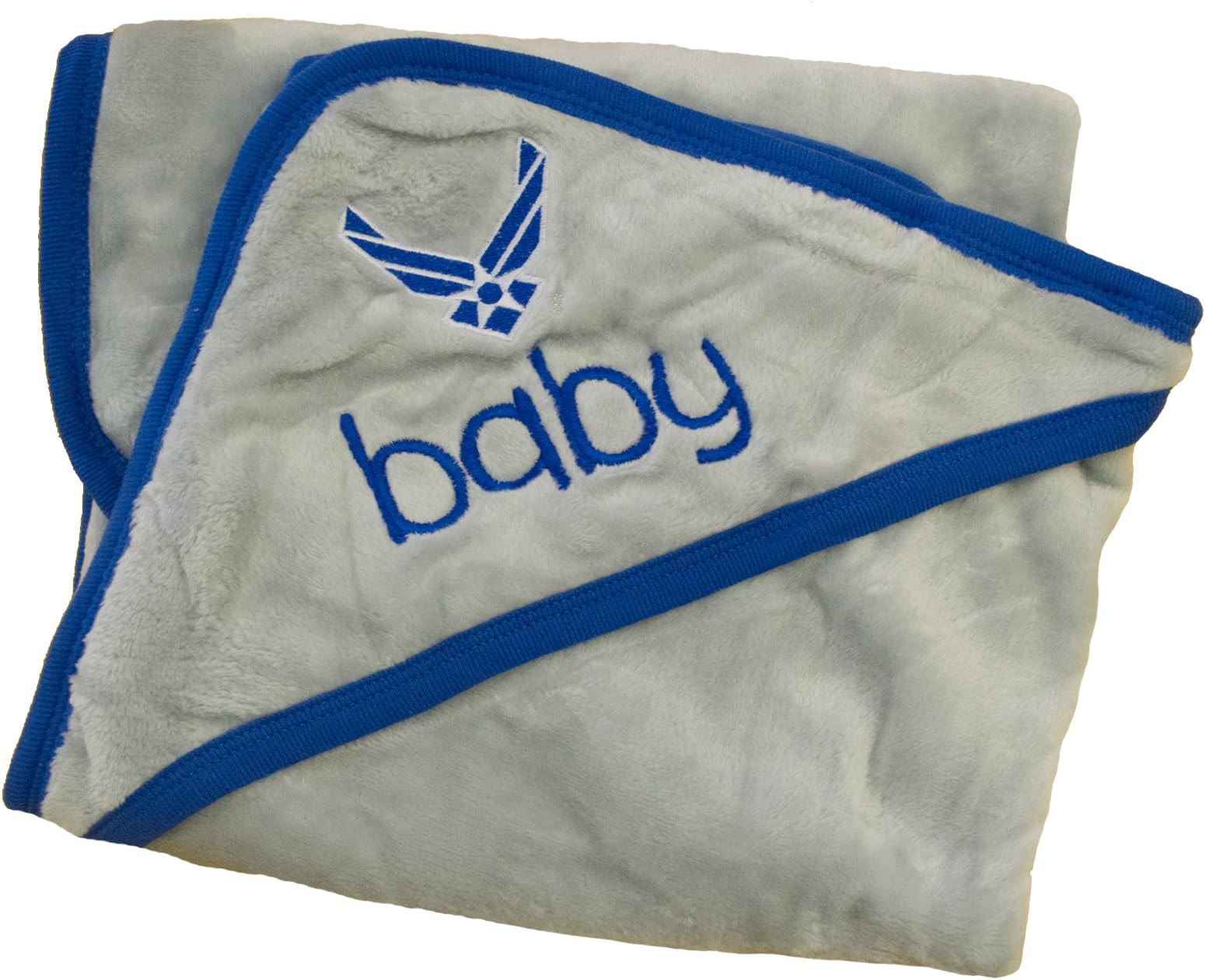United States Air Force Insignia Blue Baby Blanket Soft Fleece U.S.A.F.