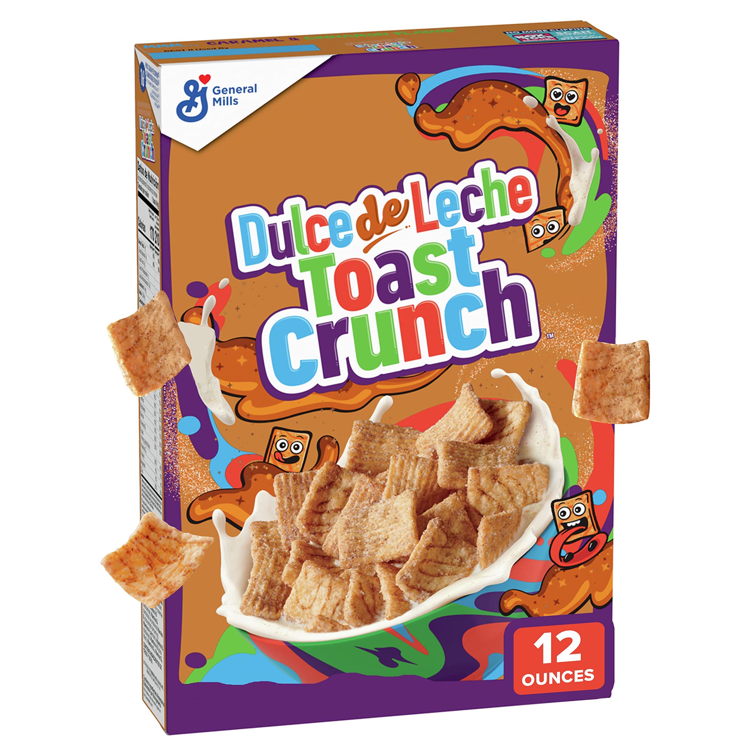 Buy Dulce de Leche Toast Crunch Breakfast Cereal, Flavored Crunchy