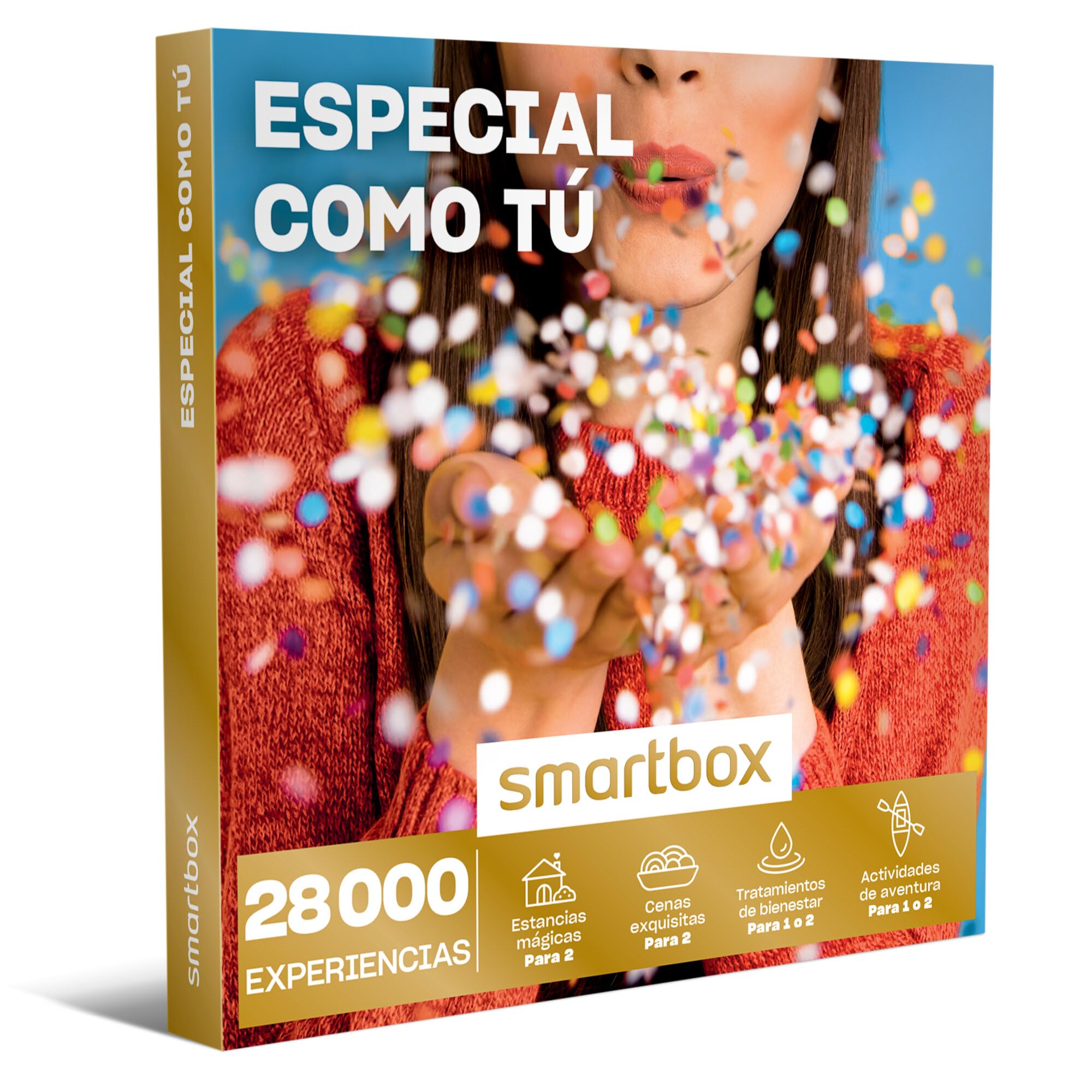 Smartbox Caja, Idea de Regalo, 1 Experiencia de Estancia, gastronomía, Bienestar o Aventura para 1 o 2 Personas