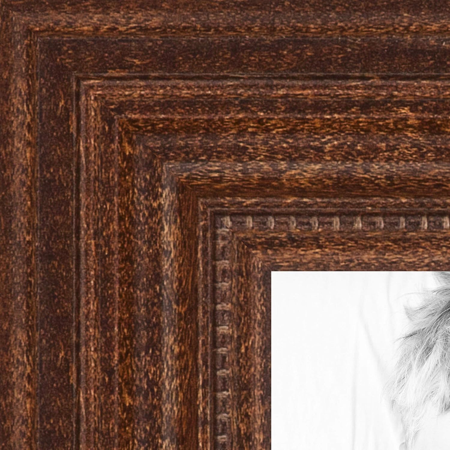 ArtToFrames 12x20 inch Walnut stain Wood Picture Frame, 2WOM0066-81375-YWAL-12x20