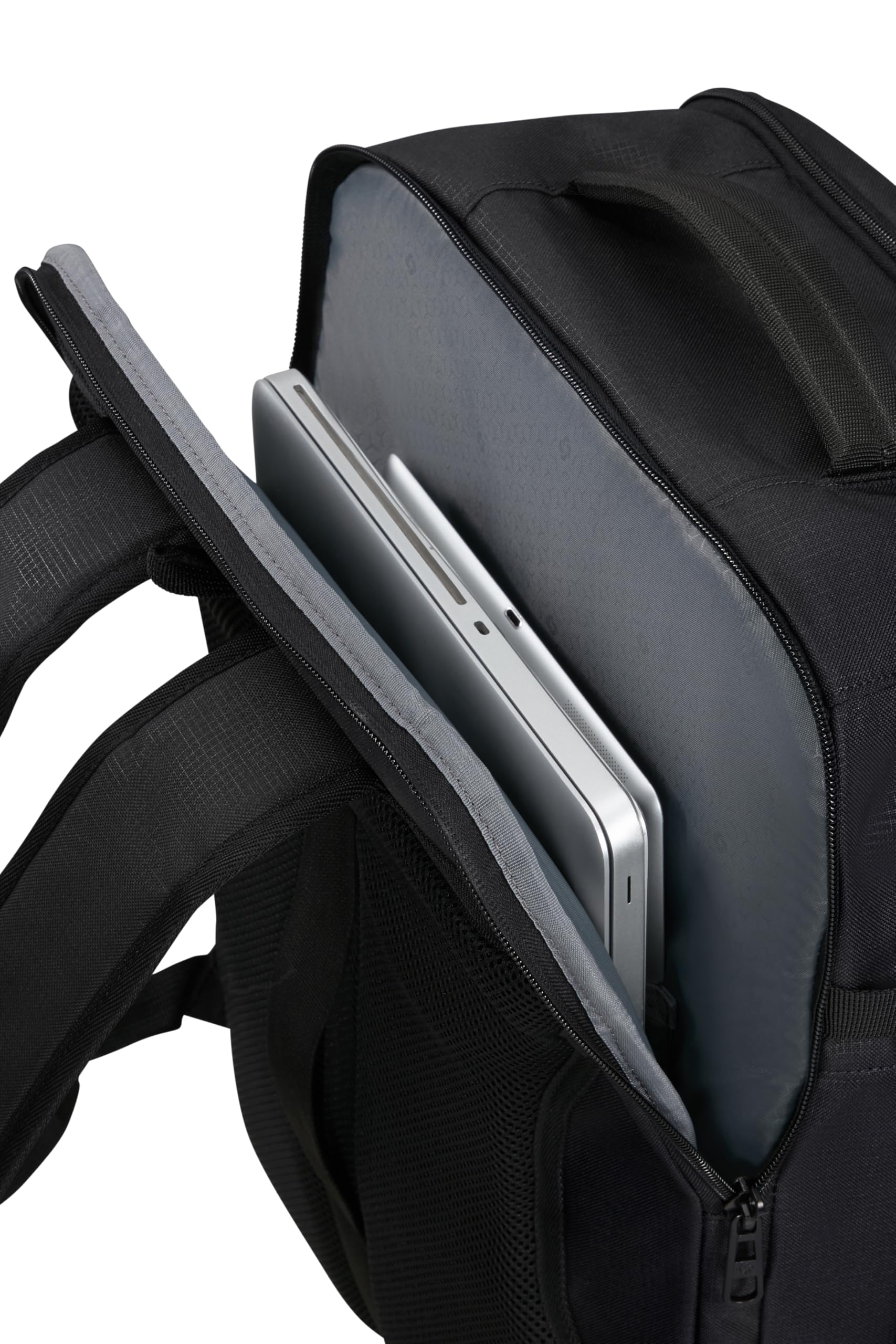Samsonite Roader - Kabinenrucksack 45x36x20 cm - Handgepäck für EasyJet, Underseat Tasche mit Laptopfach 17.3", 36 L, 0.90 KG, Schwarz (Deep Black)