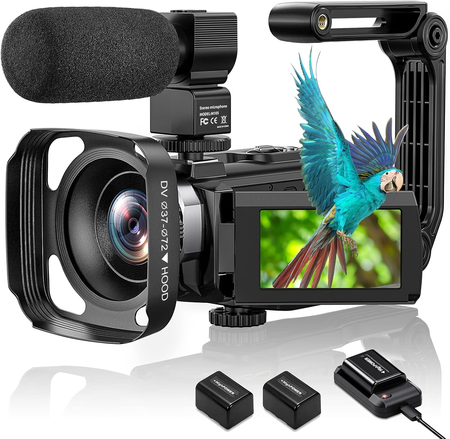 4K Video Camera Camcorder, Aasonida Vlogging Camera Ultra