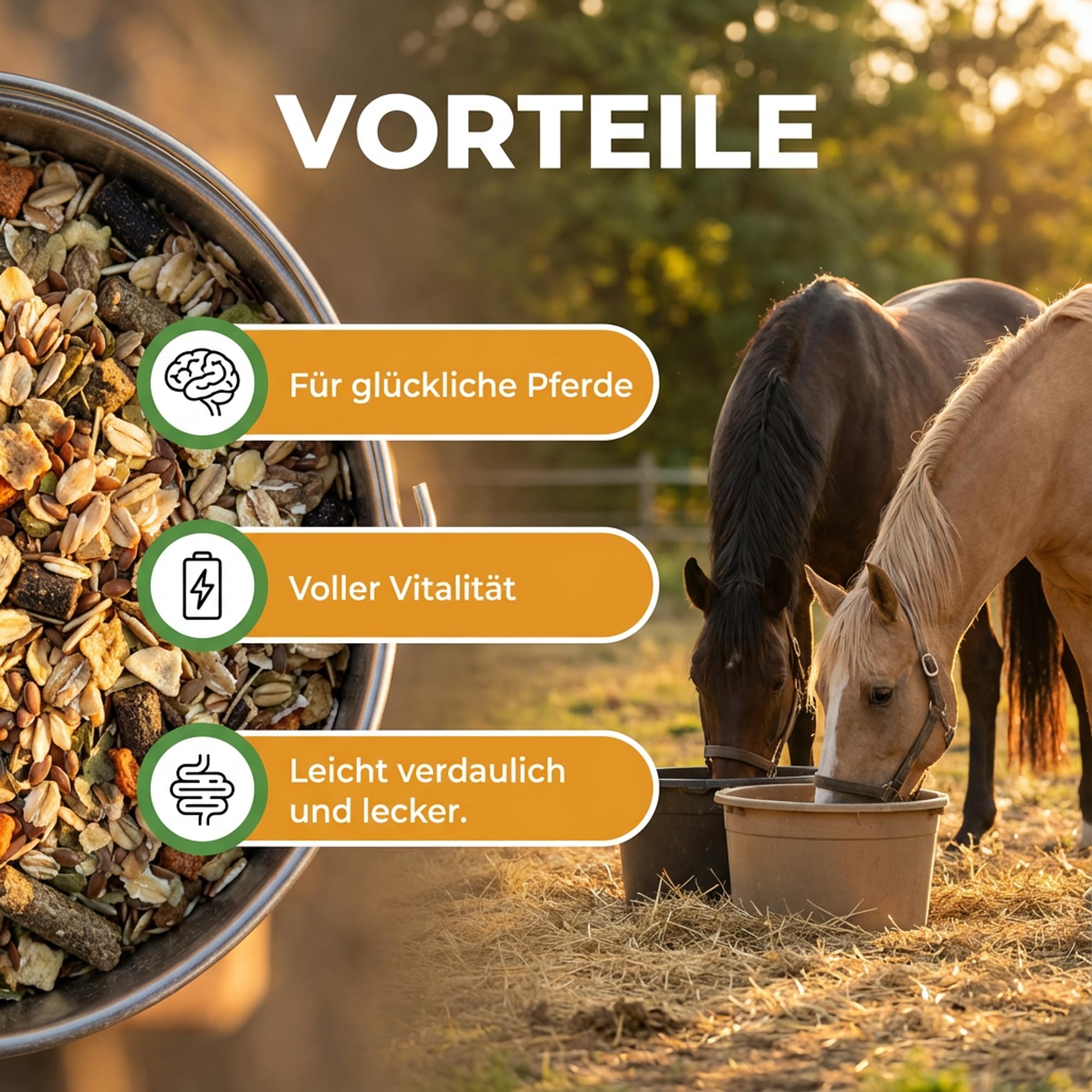 St. Hippolyt Struktur Energetikum 20 kg – Kräuterreiches Futterkonzentrat für natürliche Vitalität + 2 x 1 kg Belohnungs-Lobs