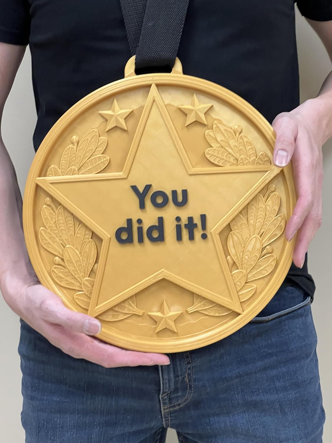 MunnyGrubbers - Comically Large 13 inch Award Medal - Funny Gift - Novelty Gift Award - (You did it)