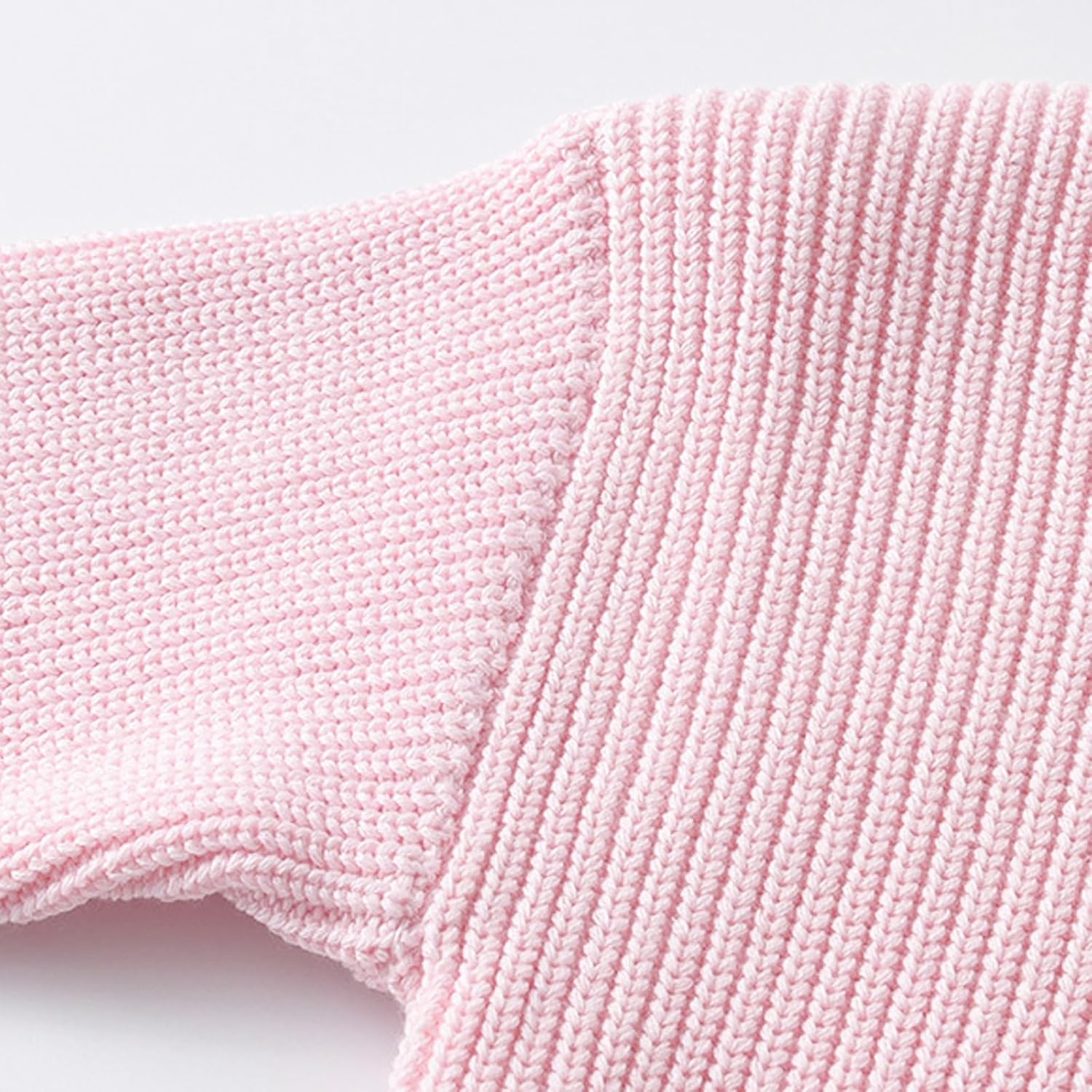 AIWUHE Baby Knit Sweater Toddler Boys Girls Warm Sweater Soild Pullover Round Neck Top Clothes Fall Winter Outfits 6M-6Y