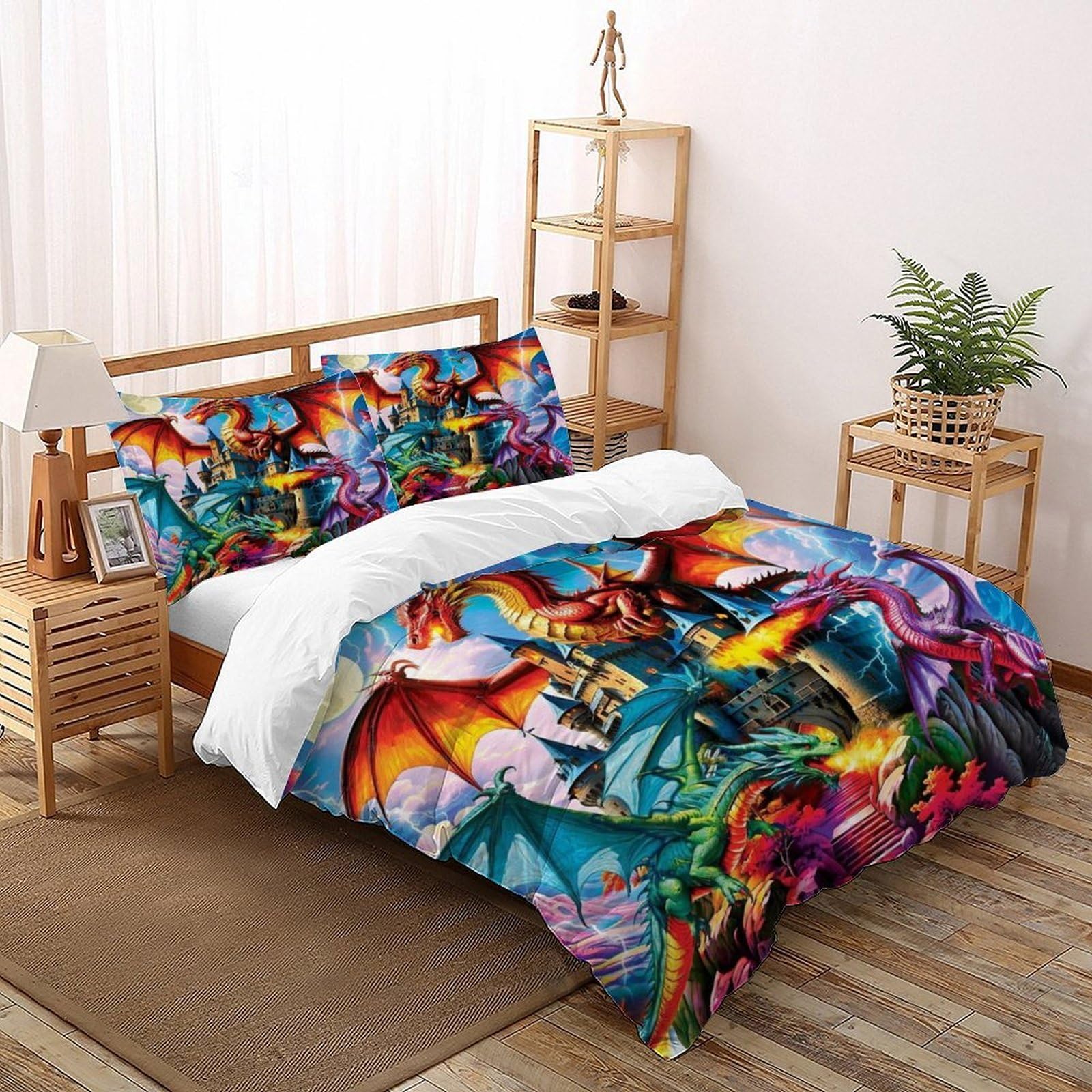 Housse de couette imprimée animal pour transformer l'ambiance de la chambre