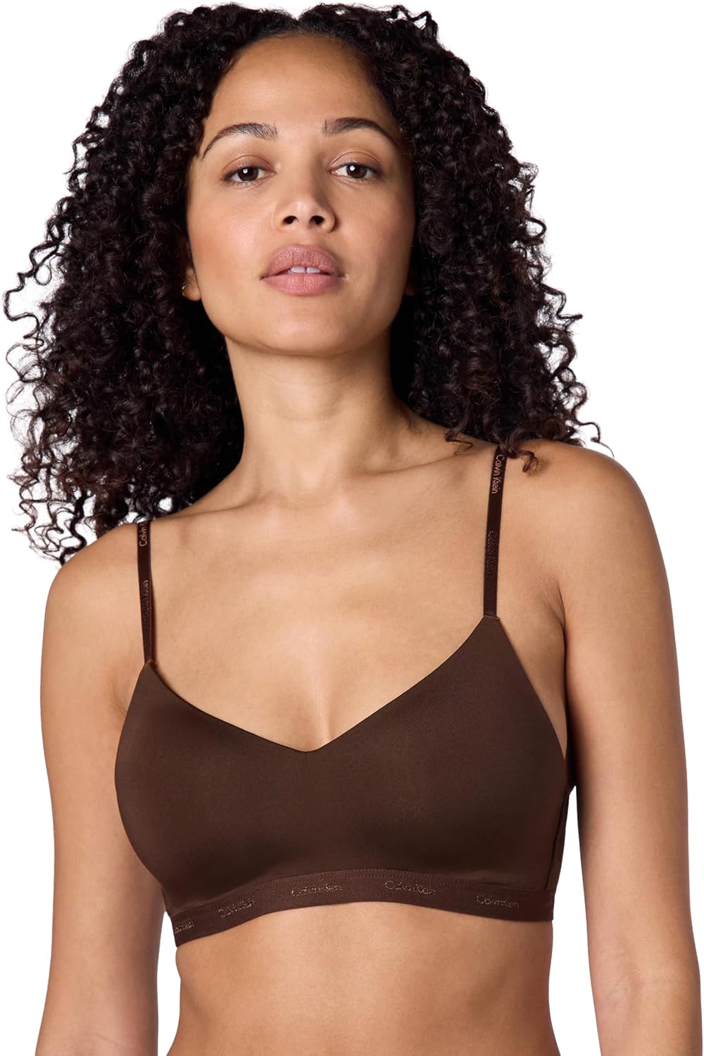 Calvin Klein Womens Form to Body Lightly Lined Bralette