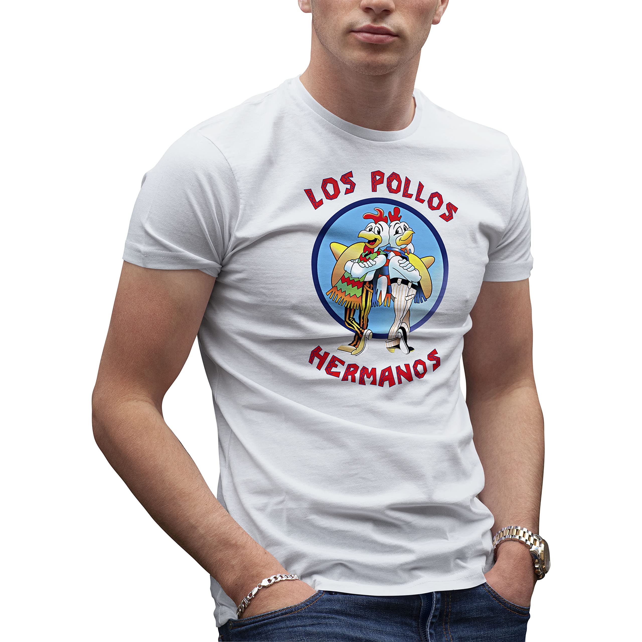 Breaking Bad Los Pollos Hermanos Restaurant Albuquerque Fun T-Shirt pour Les Hommes