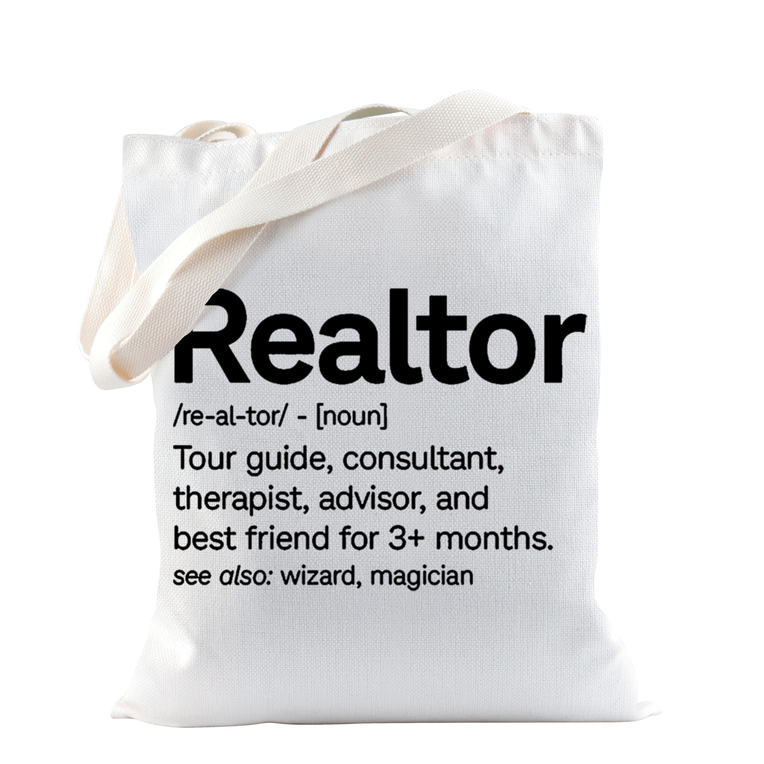 Make-up-Tasche 'Real Estate Agent' Mit Reißverschluss, Beige – Vielseitige Kosmetiktasche Für Makler & Unterwegs