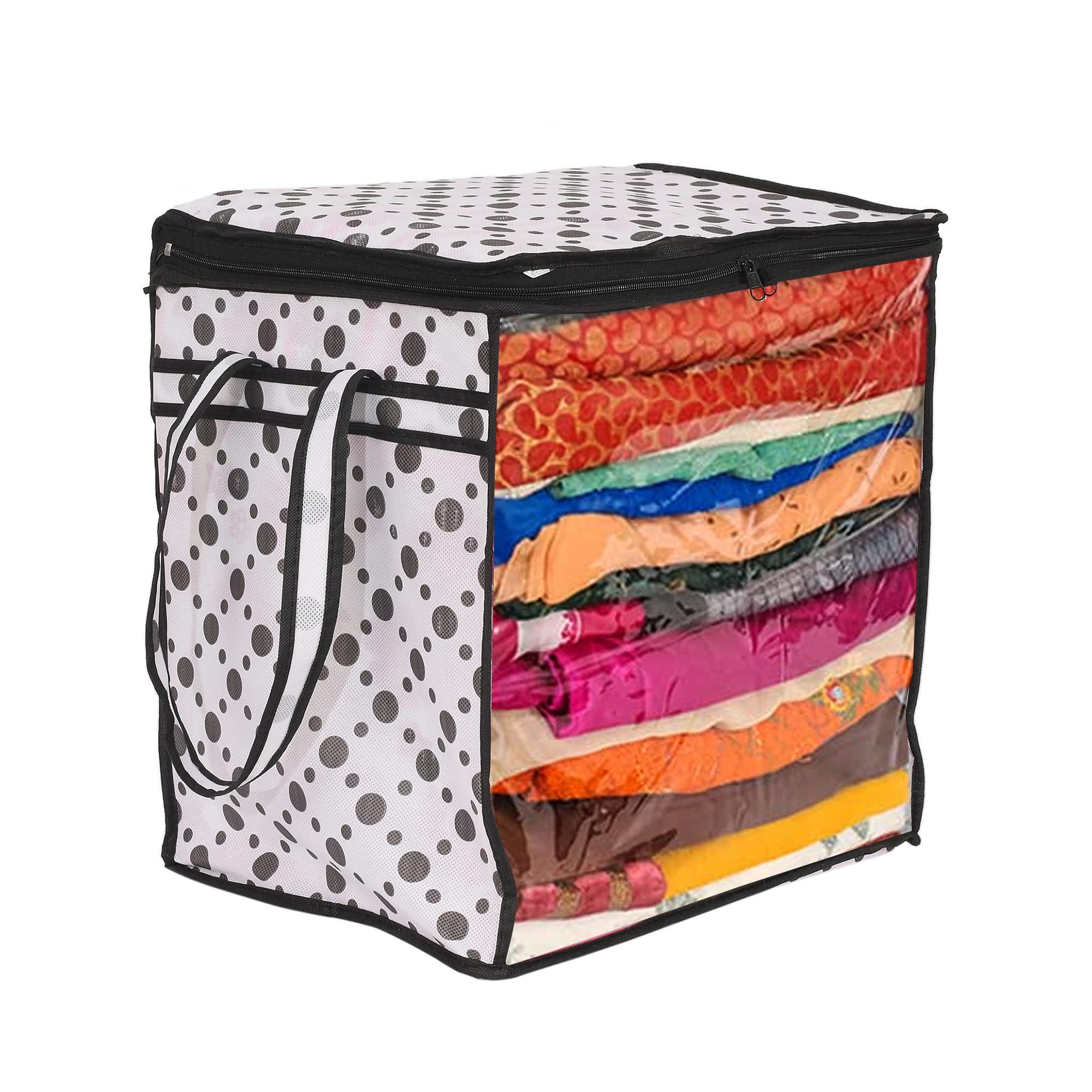 Non Woven Woven Saree Cover with Transparent Window - Full Size, 21 Cm, Multicolor, 33 Cm (B0D9QJNKFL) Amazon Price History, Amazon Price Tracker