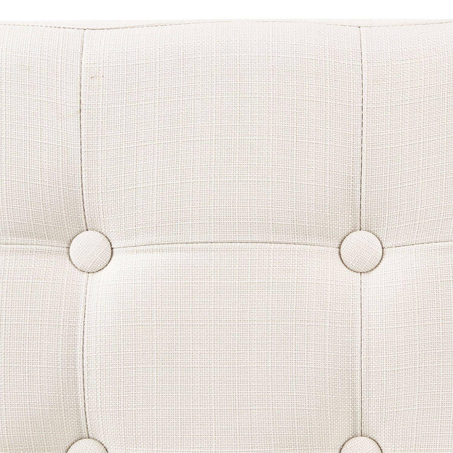 Baúl Plegable de Almacenaje Lysandre, Talla L 76 x Altura 38 cm - Beige