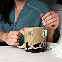 Vista 6 de Silver Buffalo The Lord of the Rings Ceramic Mug Holds 20 Ounces