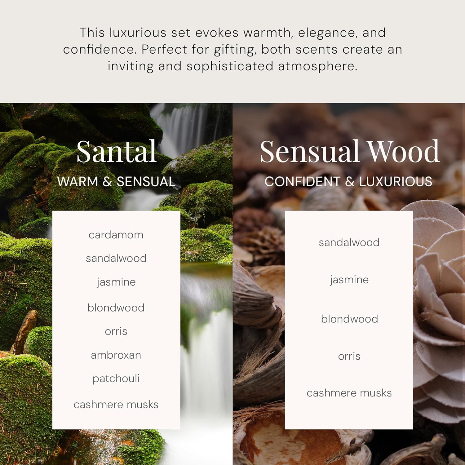 Air Esscentials The Diamond Gift Set, Smart Scent Air Machine Luxury Kit, Waterless Fragrance Oil Diffuser with 2 Scents & Bluetooth Control, Santal & Sensual Wood, White - Image 3