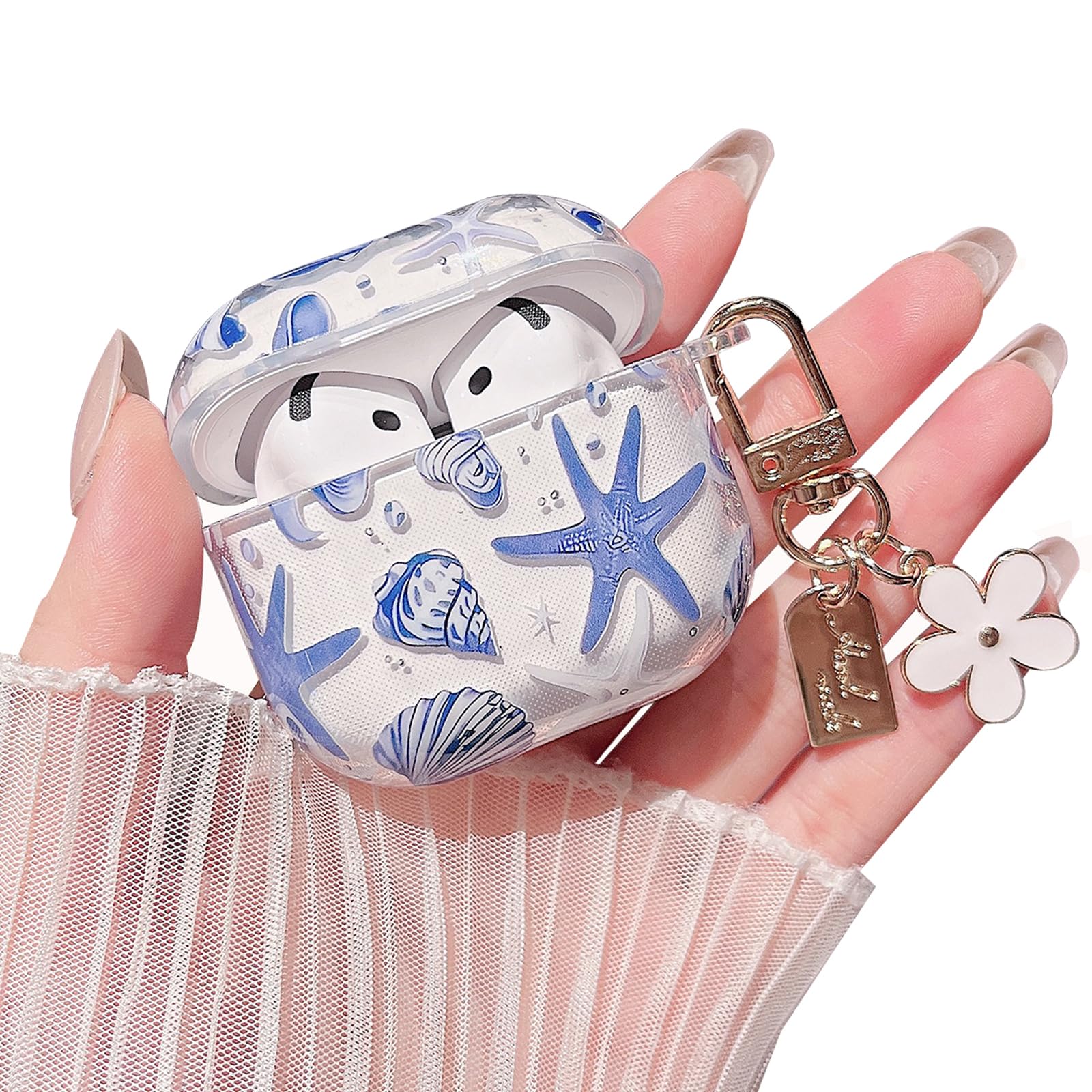 美品 AirPods4 おまけ付き Amazon.com: MINSCOSE Compatible with AirPods 4 Clear Case,Cute