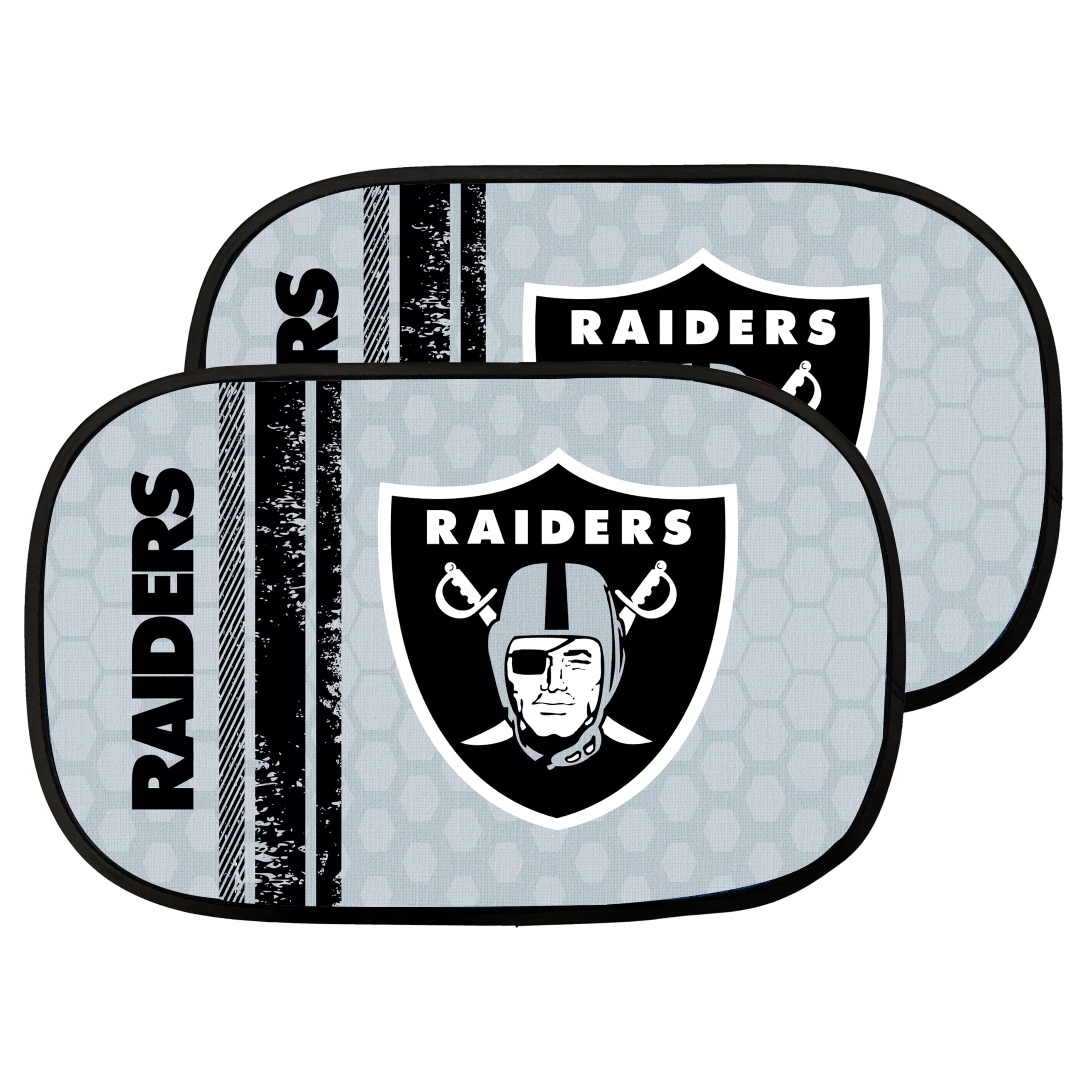 NFL Las Vegas Raiders Side Window Auto Shade 2 Pack