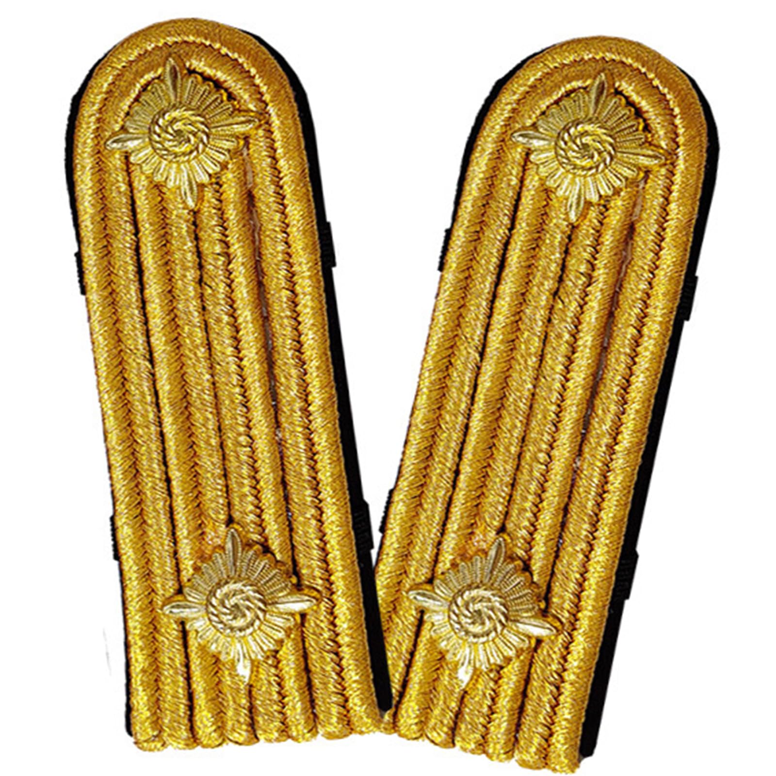 Spalline dorate per uniforme di sicurezza, accessori per capitano professionale della guardia giurata