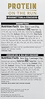 Vista 2 de Bumble Bee Prime Protein on the Run Tuna Snack Kit, Pack of 12 - Gourmet Tuna Marinated in Olive Oil & Mild Jalapeno with Crackers and Serving