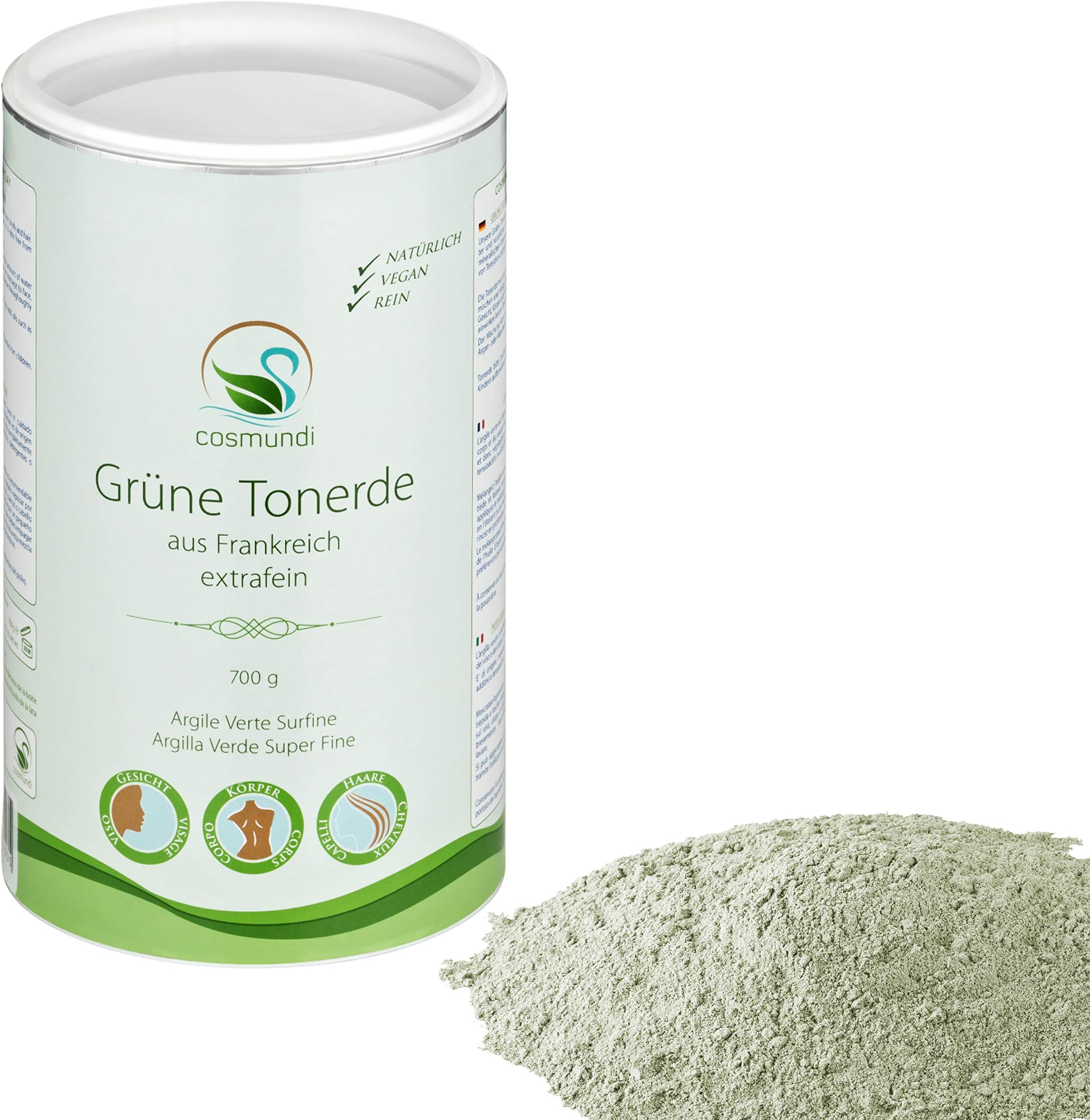 French Green Clay powder super fine 700g 24.69oz