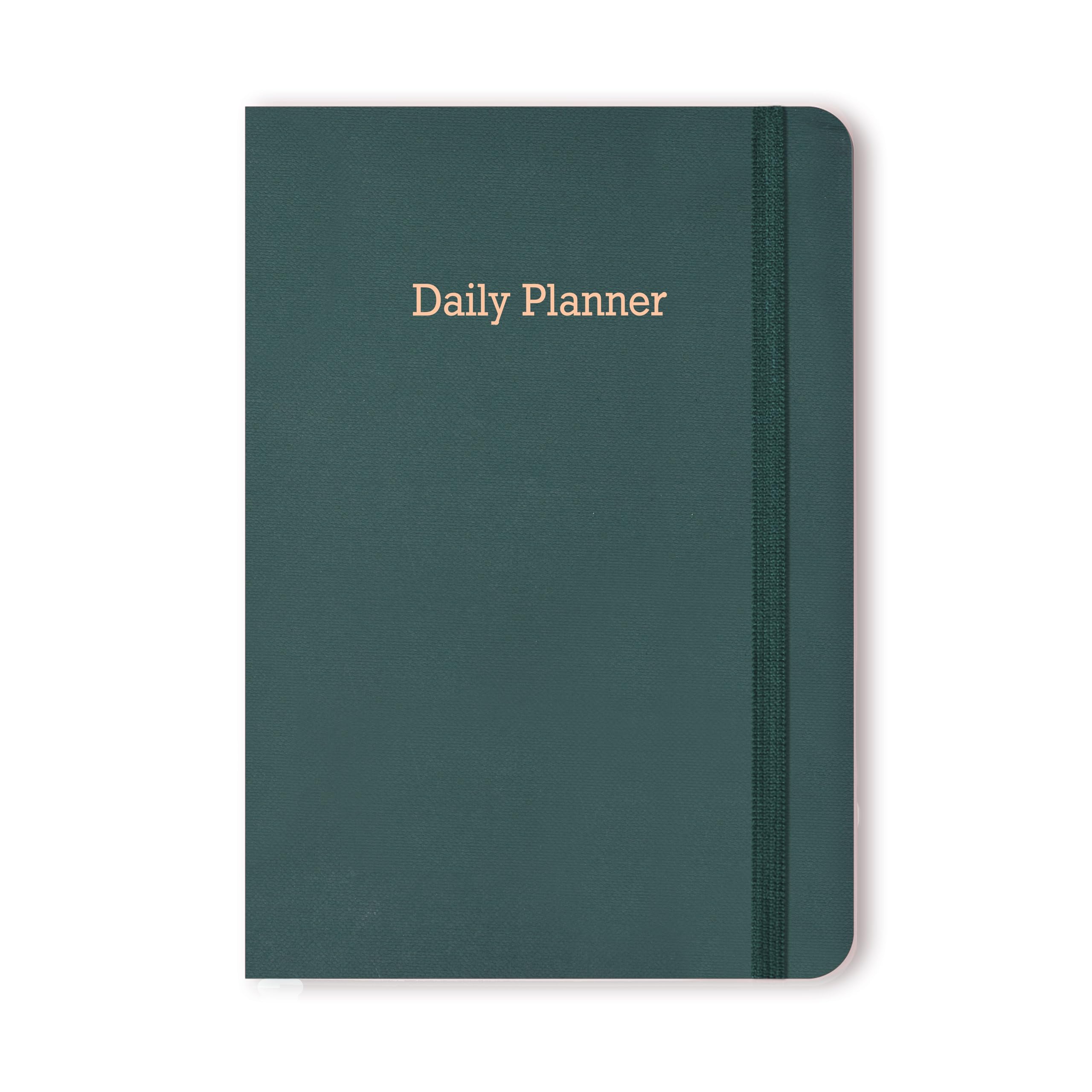 A5 Handy, Easy to Carry Exicutive Daily Planner For 3 Months Daily Planning, Writing Notes, To Do List, Journal Diary, Gift(Green)-image-31