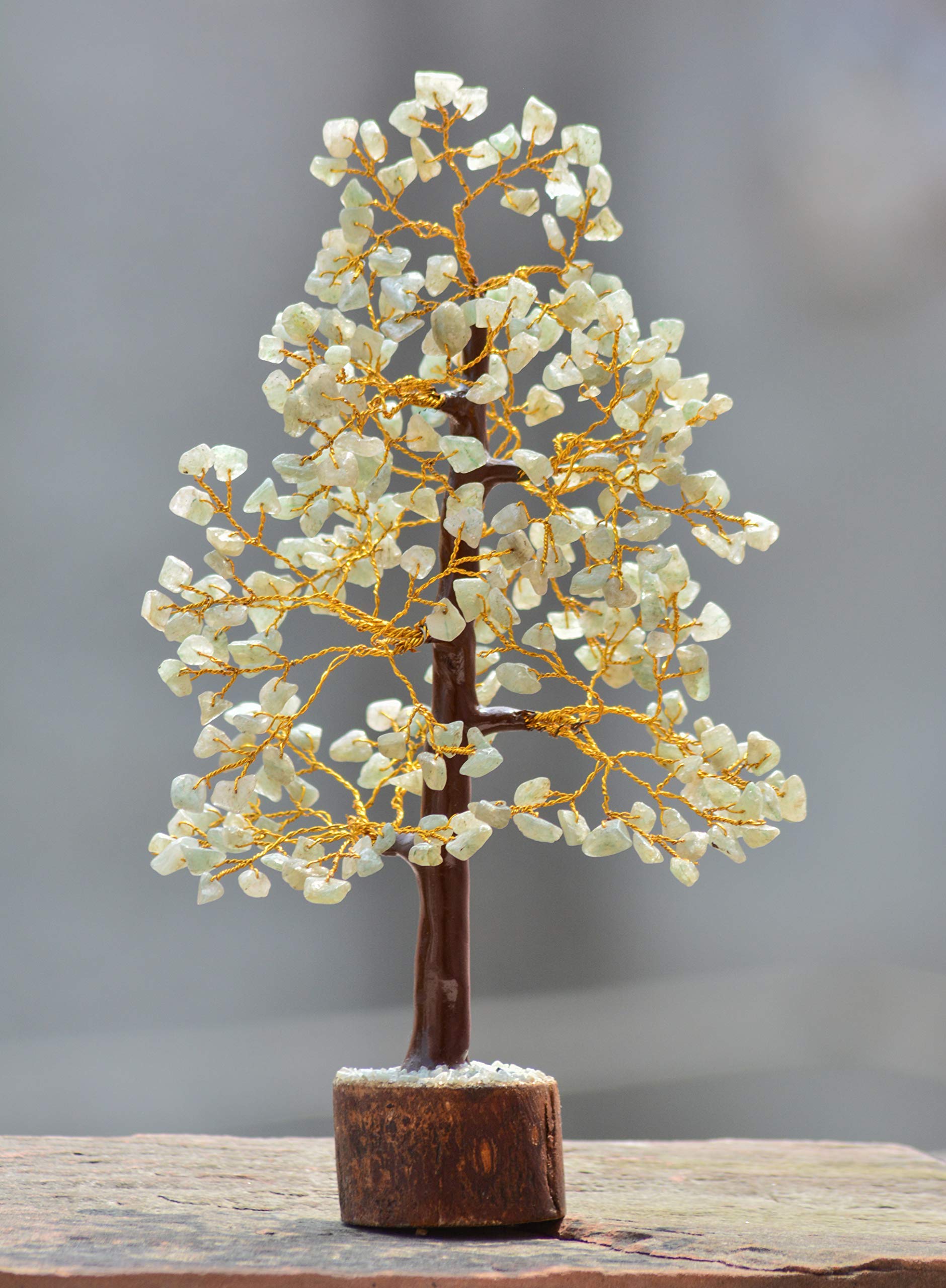 Buy FASHIONZAADI Green Jade Crystal Jade Tree Decor Money Tree, Tree of Life Decor, Jade