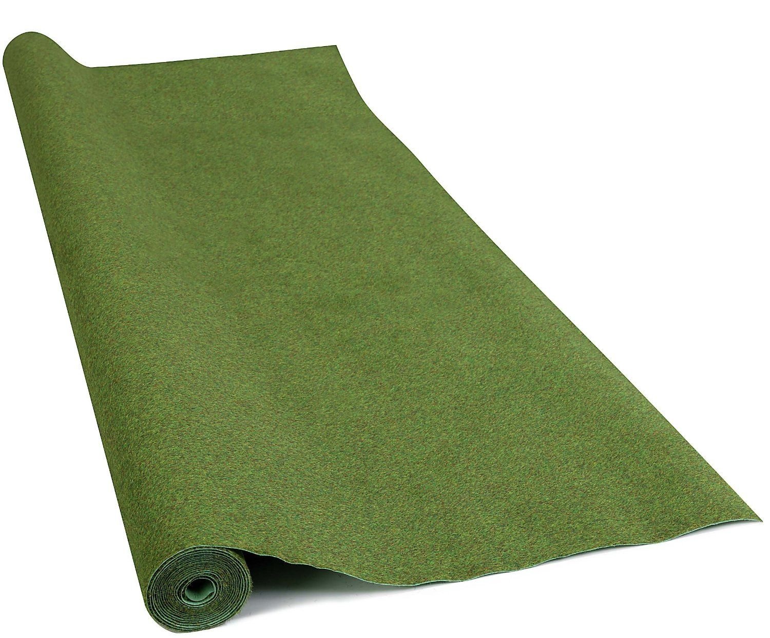 Busch 7280 - Modellismo Ferroviario, Tappetino erboso, Colore: Verde Scuro, ca. 80 x 100 cm