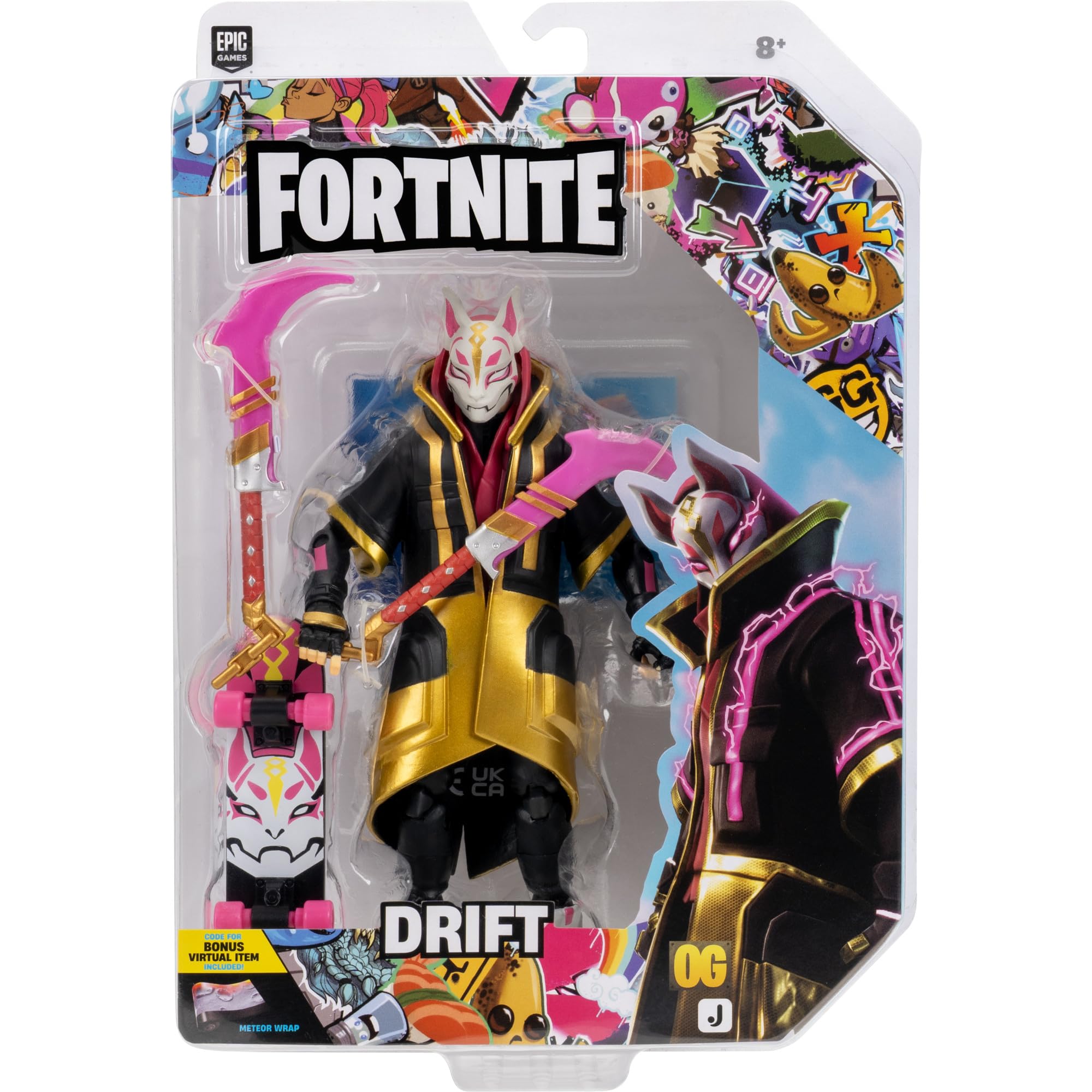 Fortnite Legendary Drift – Boneco articulado de 15 cm com