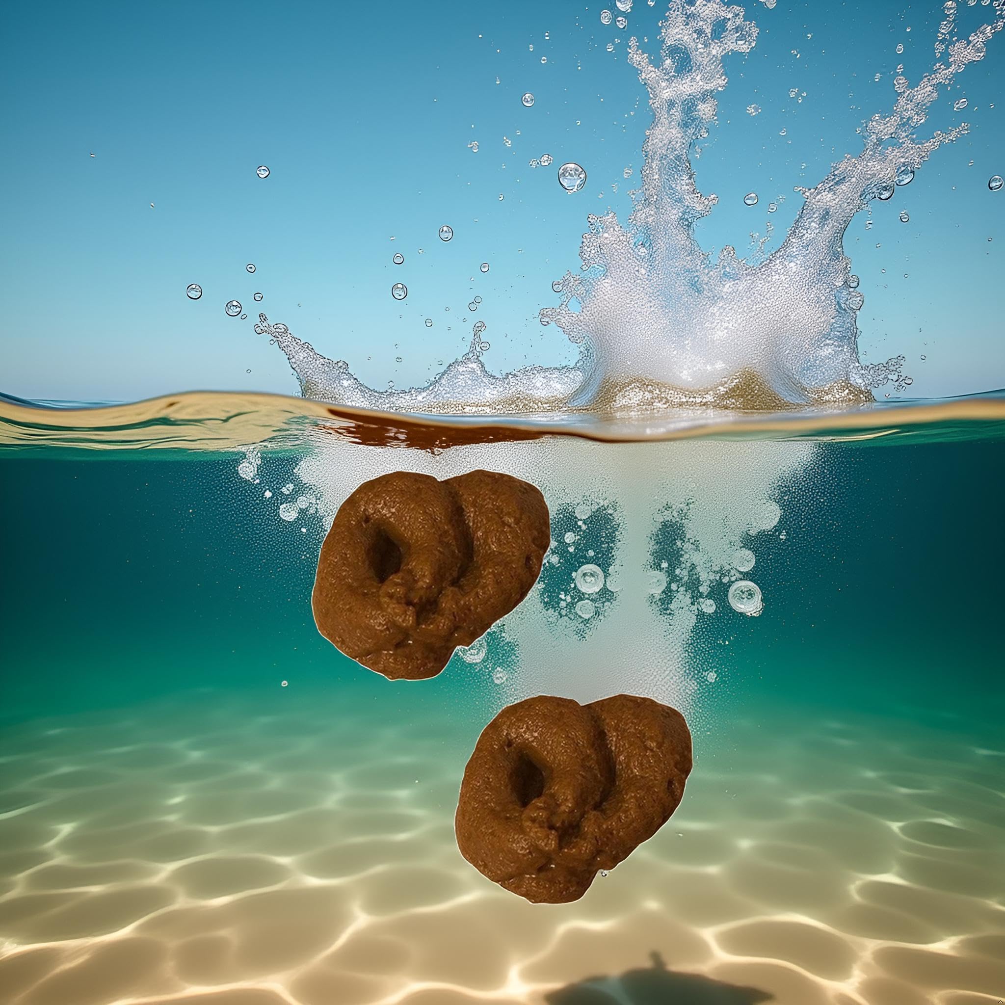 2Pcs Fake Poopy Toy, Sproof Brown Realistic Fake Poop, Novelty Floating Fake Poop Toys for April Fools' Day Prank - Image 2
