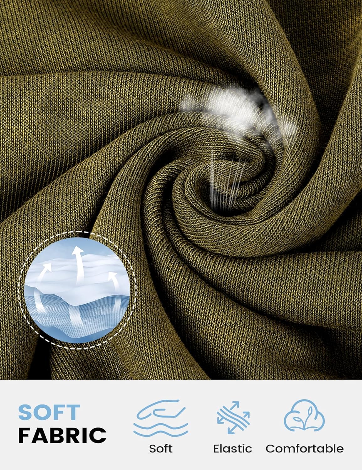 Wyeysyt 2 Pack Men's Crop T Shirts Dolman Sleeve Acid Wash Tank Tops Vintage Loose Pullover Tops - Image 3