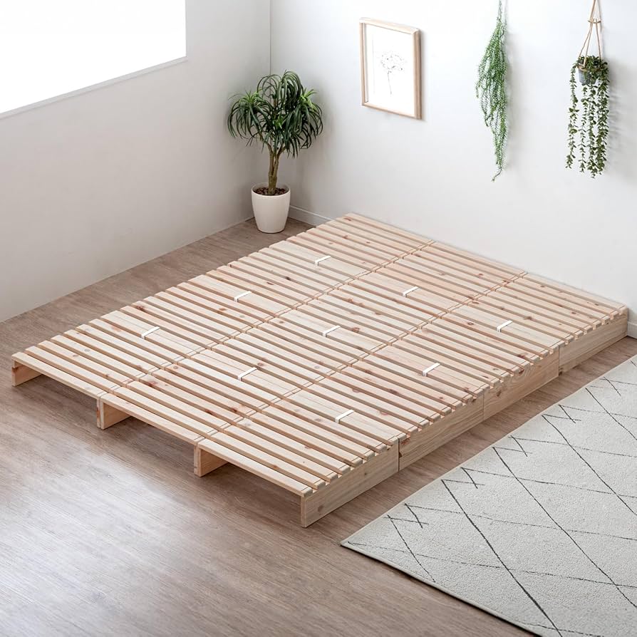 Amazon|タンスのゲン パレットベッド 12枚 国産ひのき【繋げて重ねて Amazon|タンスのゲン パレットベッド 12枚 国産ひのき【繋げて重ねて