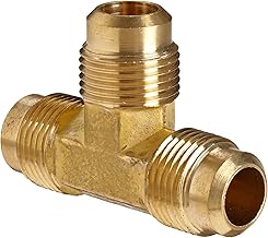 Anderson Metals 54044-06 Brass Tube Fitting, Flare Tee, 3/8