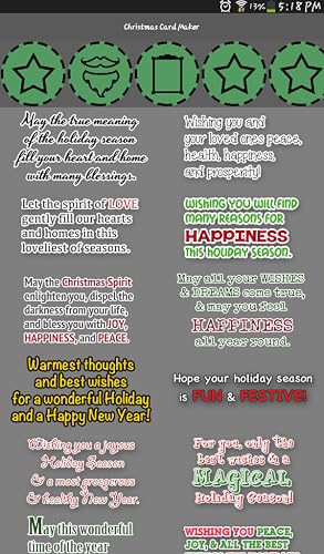 Christmas Photo Greeting Card Maker - Holiday Stickers, Frames, Messages #TOP4